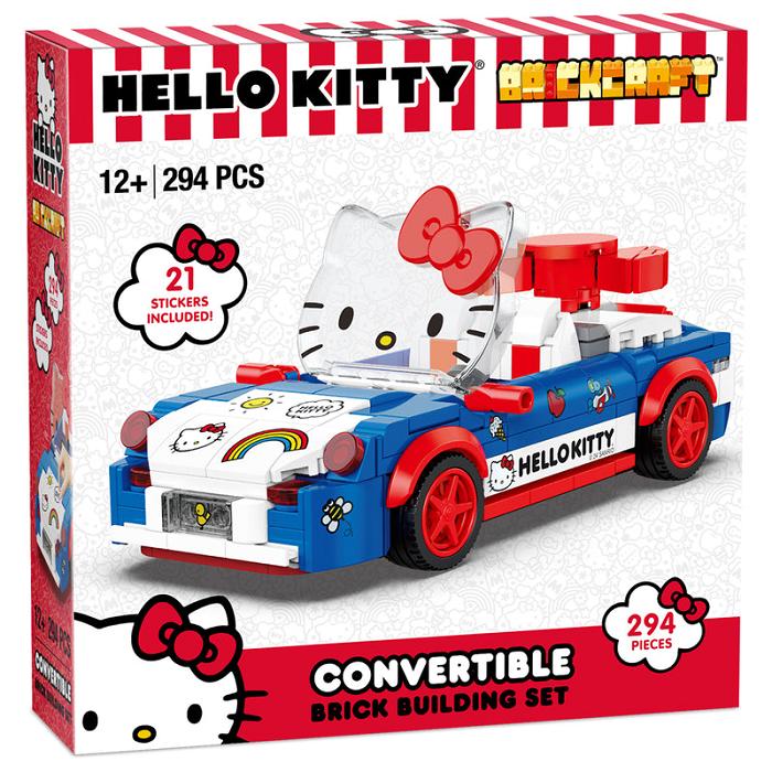 Red / Blue Hello Kitty Hello Kitty x Brickcraft Custom Convertible Building Set | NZ_HK13189