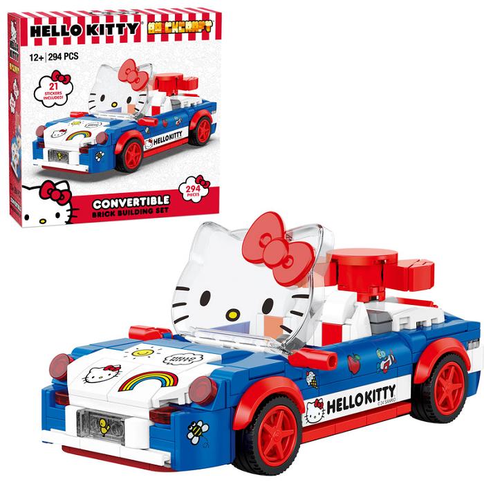 Red / Blue Hello Kitty Hello Kitty x Brickcraft Custom Convertible Building Set | NZ_HK13189