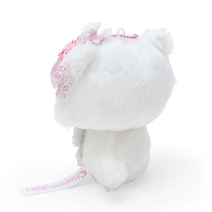 White Hello Kitty Charmmy Kitty Plush Mascot Keychain | NZ_HK86910