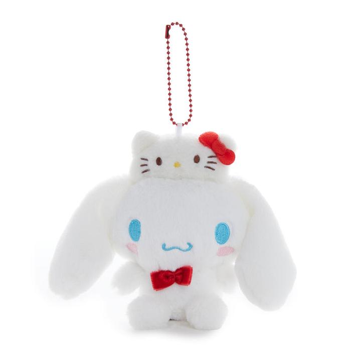 White Hello Kitty Cinnamoroll Mascot Bag Charm (Hello Kitty 50th Anniv.) | NZ_HK68957