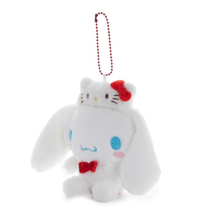 White Hello Kitty Cinnamoroll Mascot Bag Charm (Hello Kitty 50th Anniv.) | NZ_HK68957