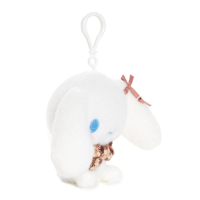 White Hello Kitty Cinnamoroll Mascot Clip (Mocha Check Series) | NZ_HK41216