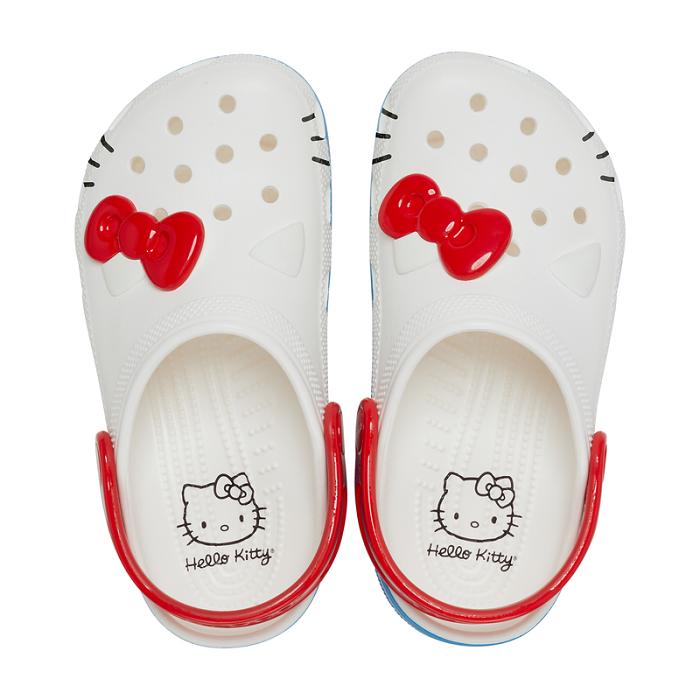 White Hello Kitty Hello Kitty x Crocs Kids I Am Classic Clog | NZ_HK22529