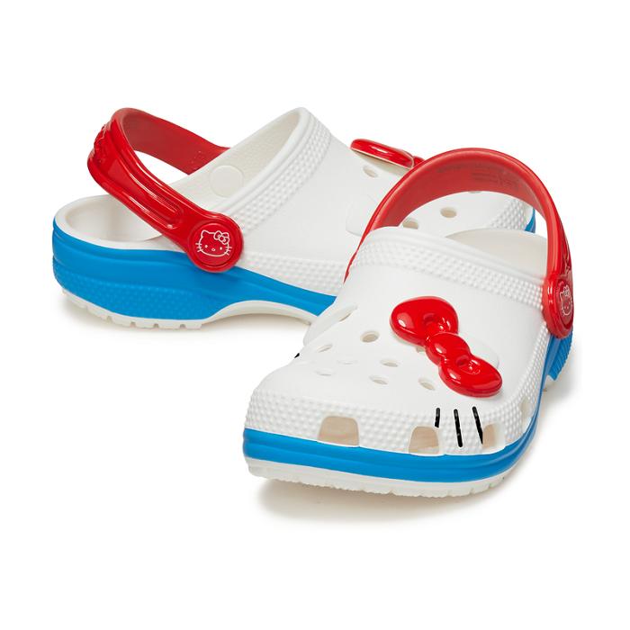 White Hello Kitty Hello Kitty x Crocs Kids I Am Classic Clog | NZ_HK22529