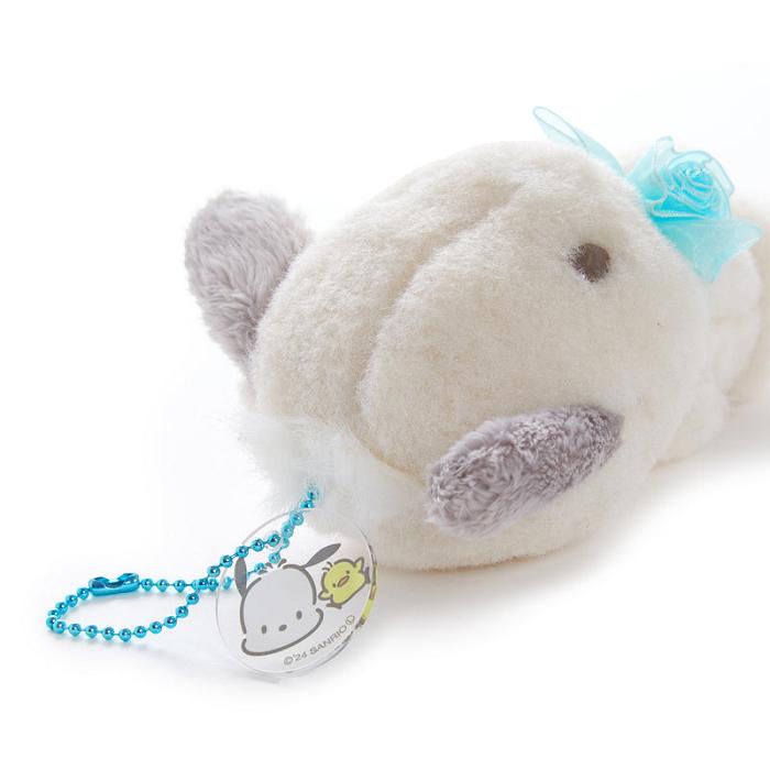 White Hello Kitty Pochacco Mascot Bag Charm (Friendly Pose Series) | NZ_HK91074