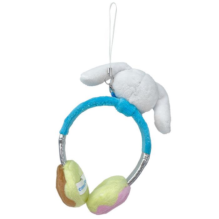 White / Blue Hello Kitty Cinnamoroll Plush Headphones Bag Charm | NZ_HK43589