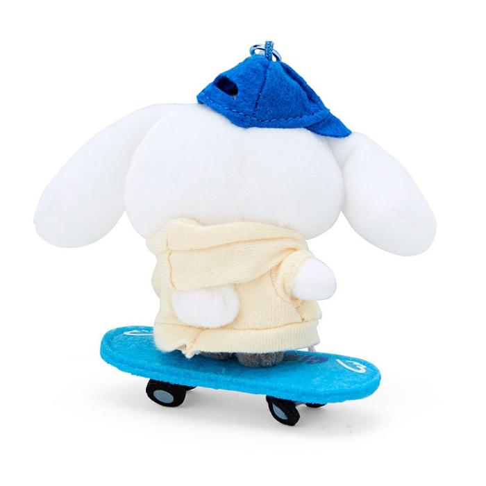 White / Blue Hello Kitty Cinnamoroll Plush Mascot Keychain (Sk8r Squad Series) | NZ_HK65311