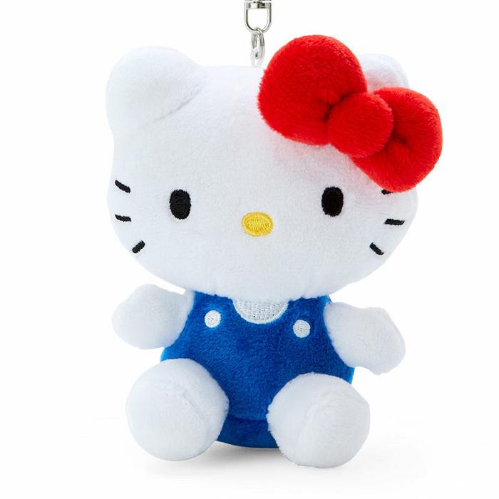 White / Blue Hello Kitty Hello Kitty Plush Mascot Keychain (Classic) | NZ_HK74876