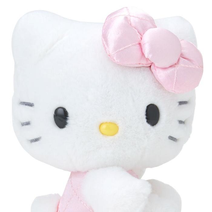 White / Pink Hello Kitty Hello Kitty 50th Anniv. Plush Mascot (Pink Quilted) | NZ_HK32287