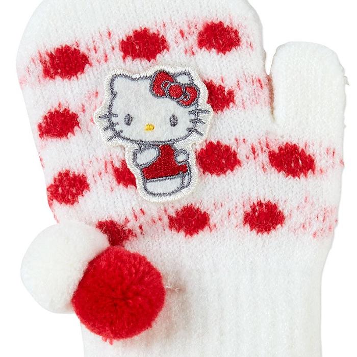 White / Red Hello Kitty Hello Kitty Kids Cozy Mittens | NZ_HK28401