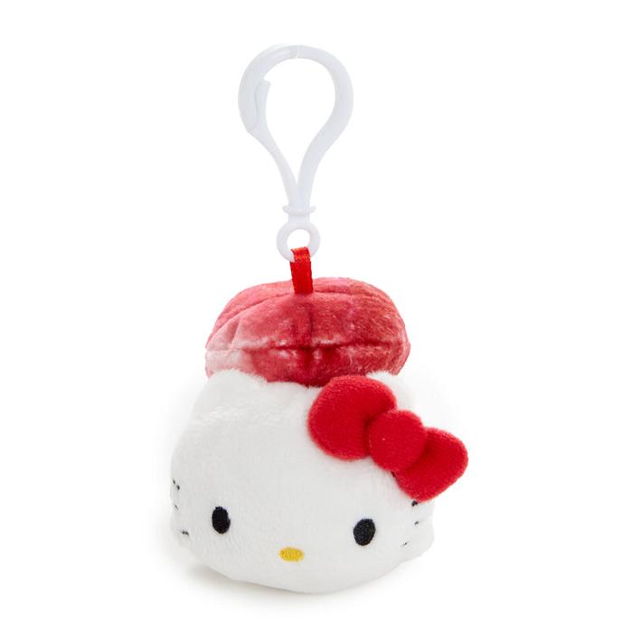 White / Red Hello Kitty Hello Kitty Sushi Mascot Clip (Tuna) | NZ_HK74533