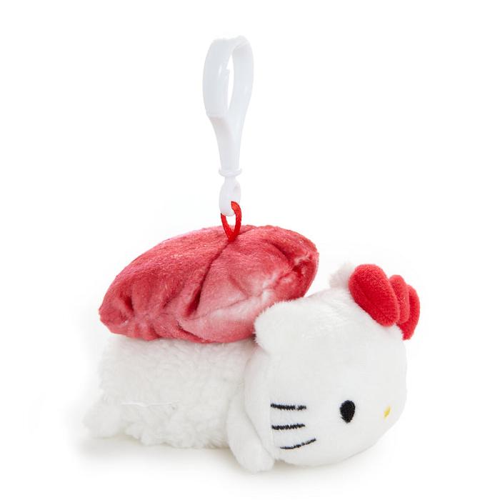 White / Red Hello Kitty Hello Kitty Sushi Mascot Clip (Tuna) | NZ_HK74533