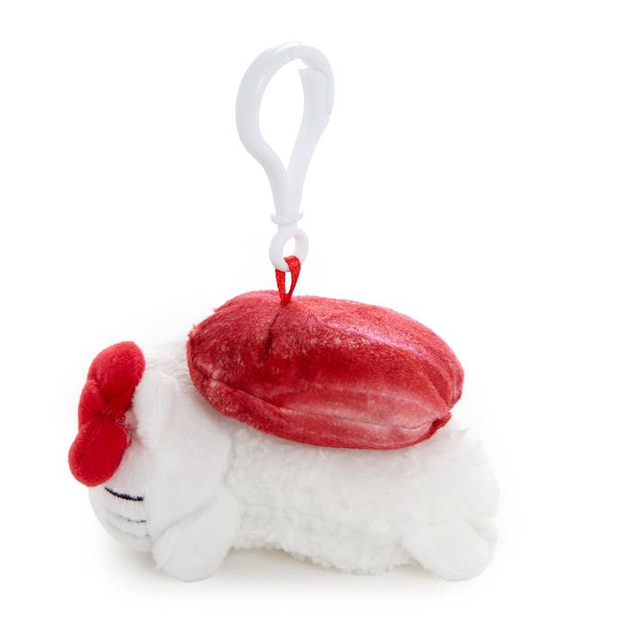 White / Red Hello Kitty Hello Kitty Sushi Mascot Clip (Tuna) | NZ_HK74533