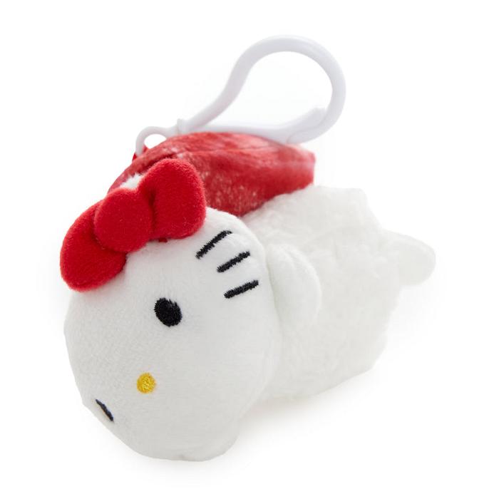 White / Red Hello Kitty Hello Kitty Sushi Mascot Clip (Tuna) | NZ_HK74533