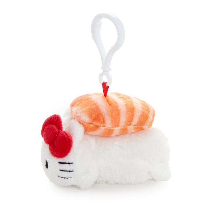 White / Red Hello Kitty Hello Kitty Sushi Mascot Clip (Salmon) | NZ_HK76521