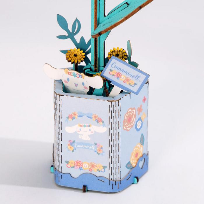 Yellow Hello Kitty Cinnamoroll Sunflower 3D Wooden Puzzle | NZ_HK32947