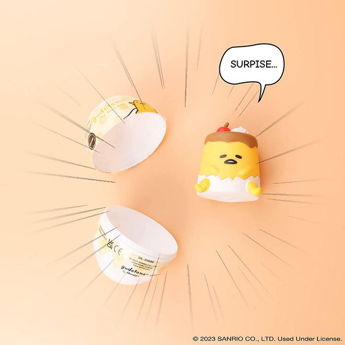 Yellow Hello Kitty Gudetama Capsule Squishies (Series 1) | NZ_HK90982