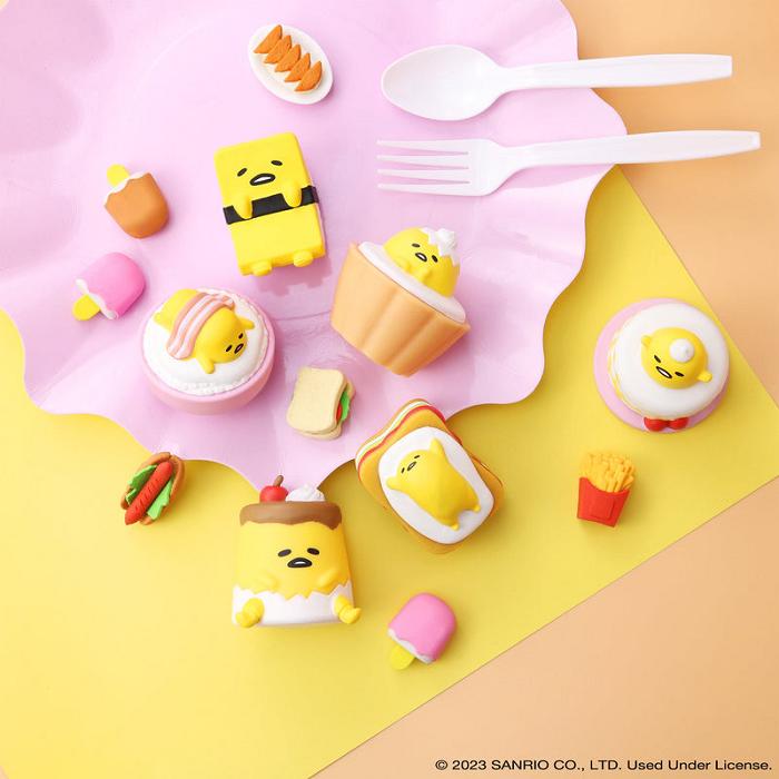 Yellow Hello Kitty Gudetama Capsule Squishies (Series 1) | NZ_HK90982