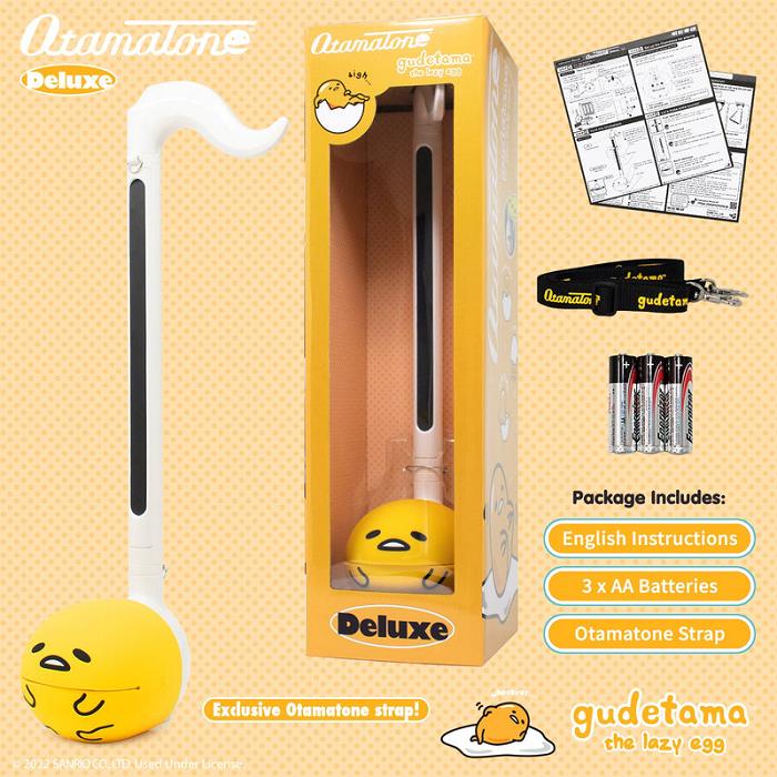 Yellow Hello Kitty Gudetama Otamatone Deluxe Musical Toy | NZ_HK70811