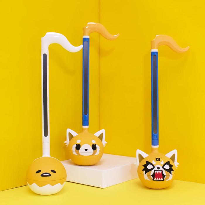 Yellow Hello Kitty Gudetama Otamatone Musical Toy | NZ_HK14818