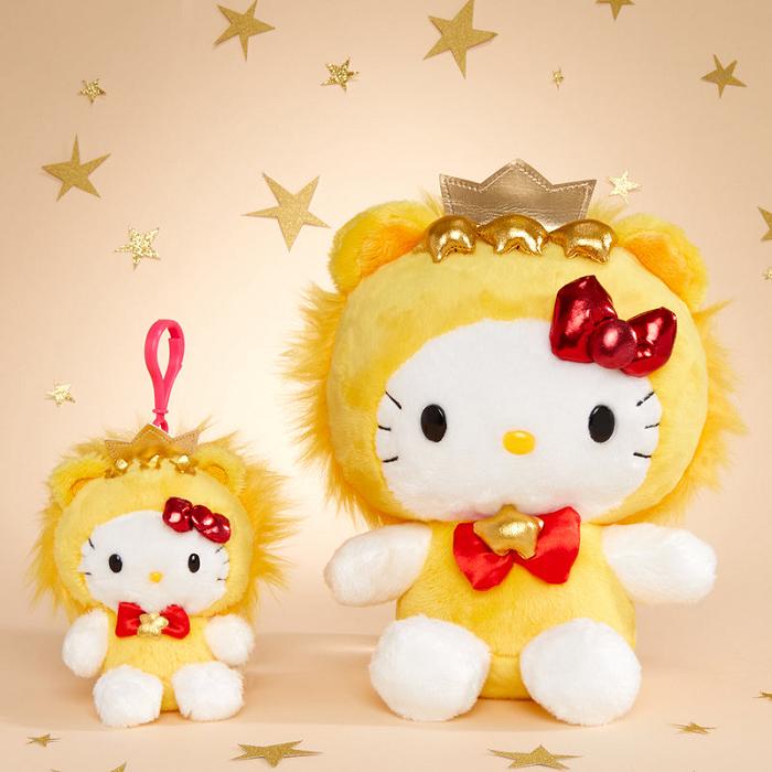 Yellow Hello Kitty Hello Kitty Leo Mascot Clip (Zodiac Series) | NZ_HK19578