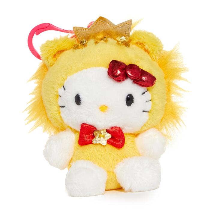 Yellow Hello Kitty Hello Kitty Leo Mascot Clip (Zodiac Series) | NZ_HK19578