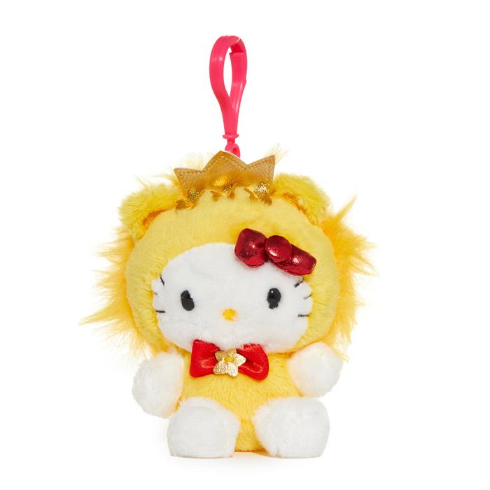 Yellow Hello Kitty Hello Kitty Leo Mascot Clip (Zodiac Series) | NZ_HK19578