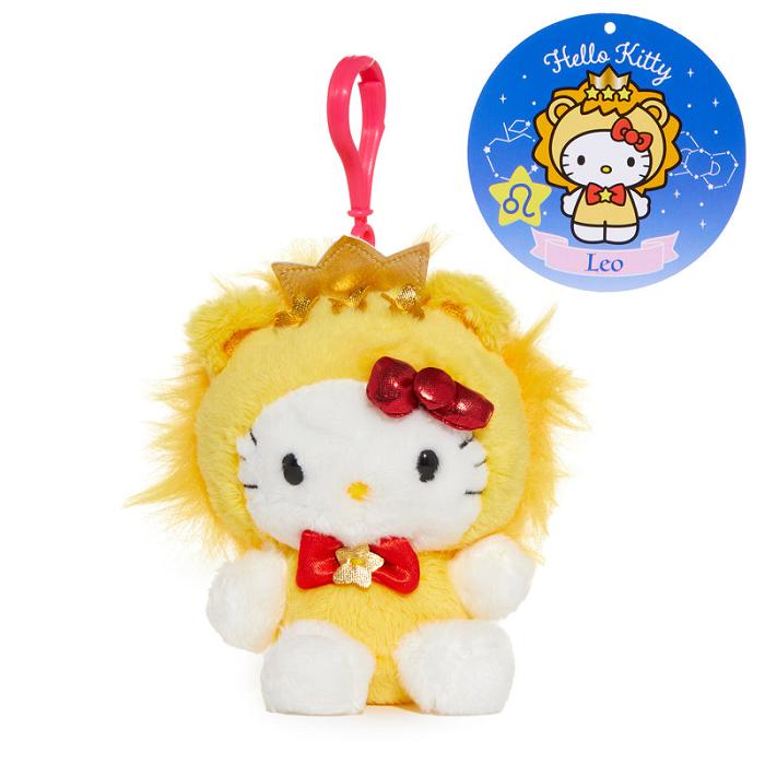 Yellow Hello Kitty Hello Kitty Leo Mascot Clip (Zodiac Series) | NZ_HK19578