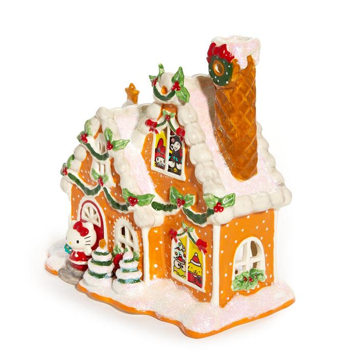 Yellow Hello Kitty Hello Kitty and Friends Ceramic Gingerbread Candle House | NZ_HK25729