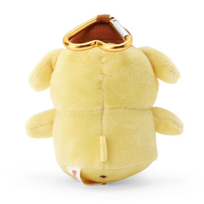 Yellow Hello Kitty Pompompurin Plush Mascot All My Heart Keychain | NZ_HK82620