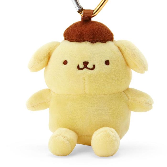 Yellow Hello Kitty Pompompurin Plush Mascot All My Heart Keychain | NZ_HK82620