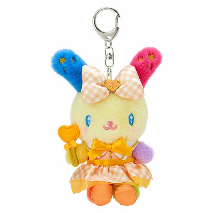 Yellow Hello Kitty U*SA*HA*NA Plush Mascot Keychain (Love You More Series) | NZ_HK46886