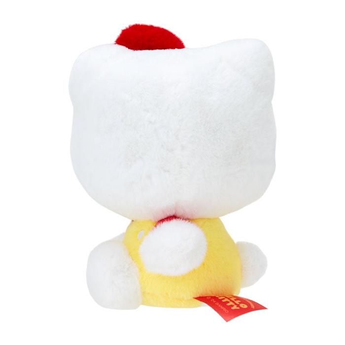 Yellow / Red Hello Kitty Hello Kitty 50th Anniv. Plush Mascot (Yellow Overalls) | NZ_HK13254