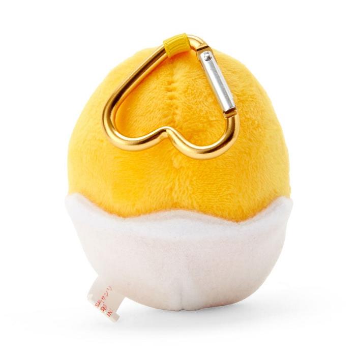 Yellow / White Hello Kitty Gudetama Plush Mascot All My Heart Keychain | NZ_HK46809